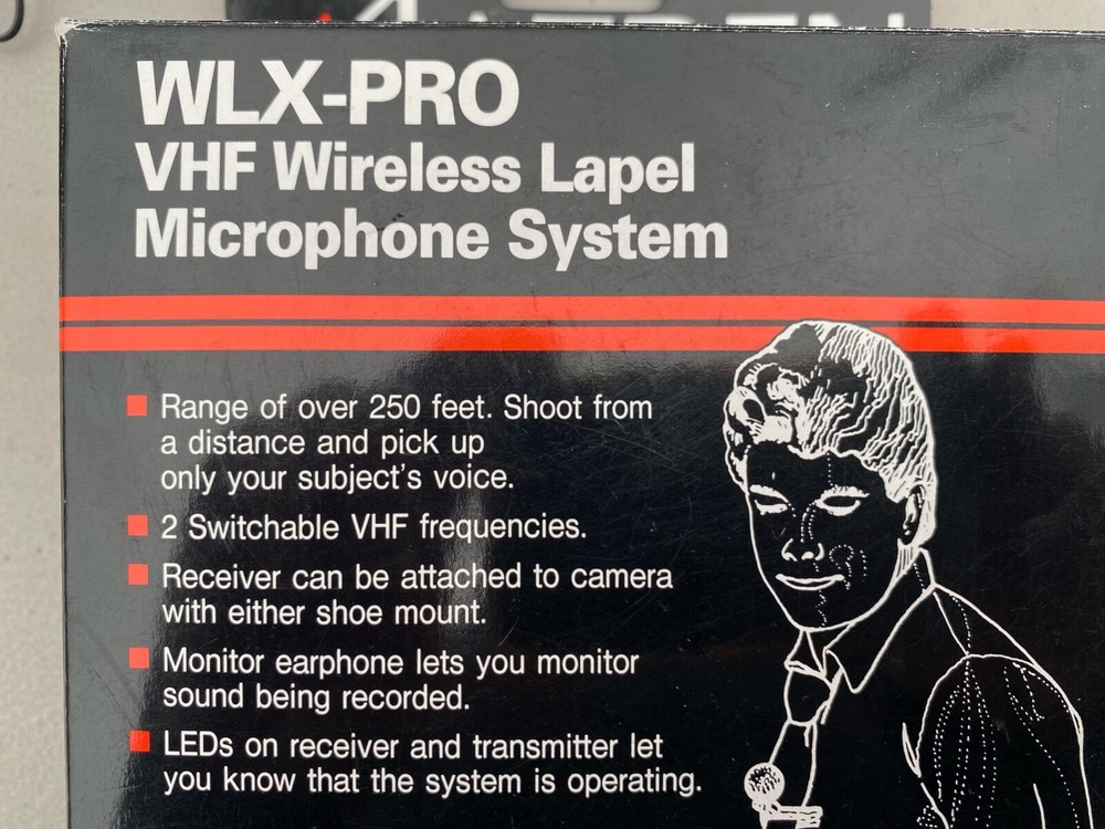 Azden WLX Pro VHF System Wireless Lapel Microphone System, excellent condition