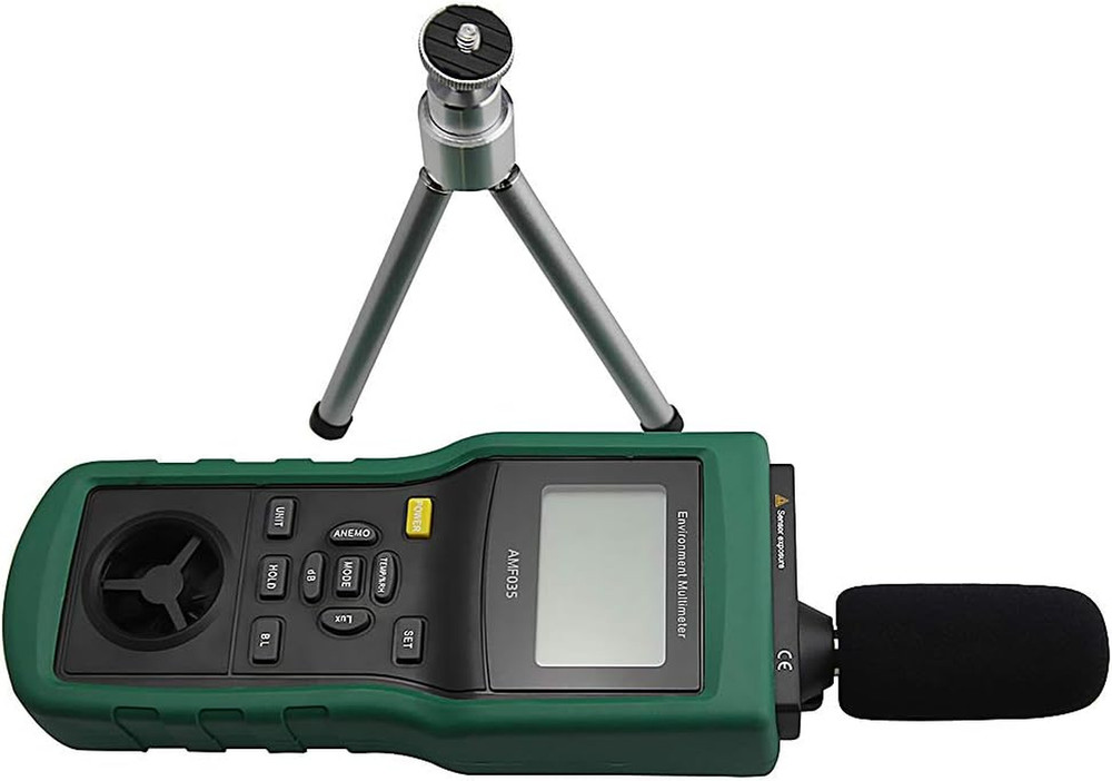 Multi-Functional Environmental Meter Anemometer Sound Level Air Flow Meter LUX M