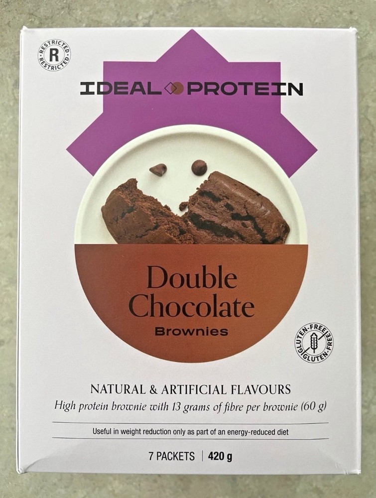 Ideal Protein Double Chocolate Brownies - 7 Packets