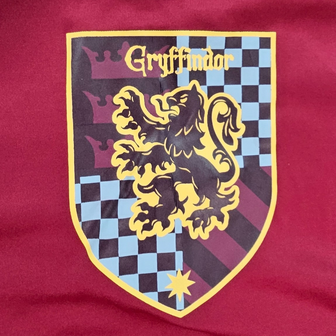 Harry Potter Gryffindor Robe Scarf and Tie Adult One Size Red Robe With Hood