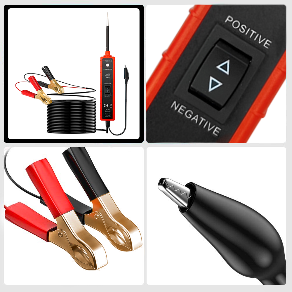 Automotive Circuit Tester Probe Electrical System Voltage Continuity Test Light