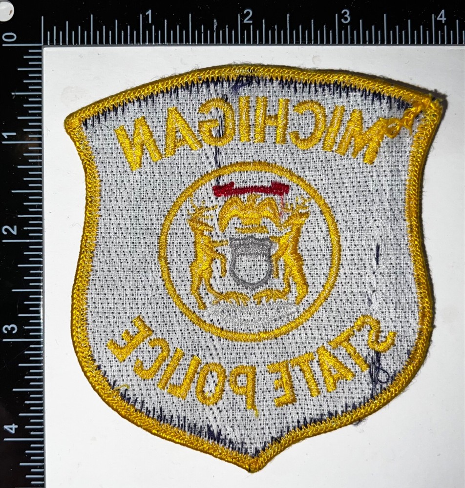 Michigan MI State Police Department Patch