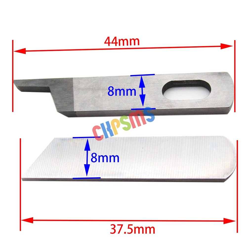 Serger Upper & Lower Knife Set for Bernette 800D 007D Juki MO-655 MO-644D