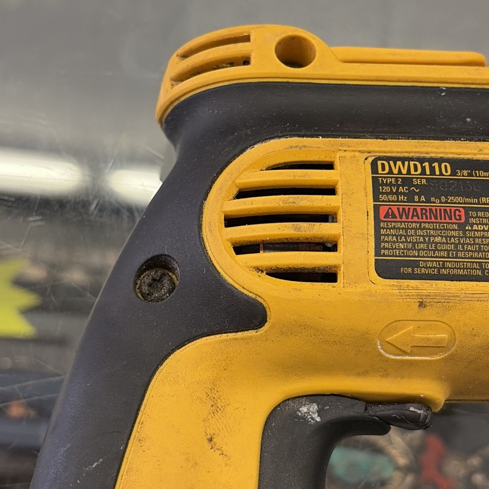 DeWalt DWD110 Corded 3/8" VSR Drill Variable Speed Reversible