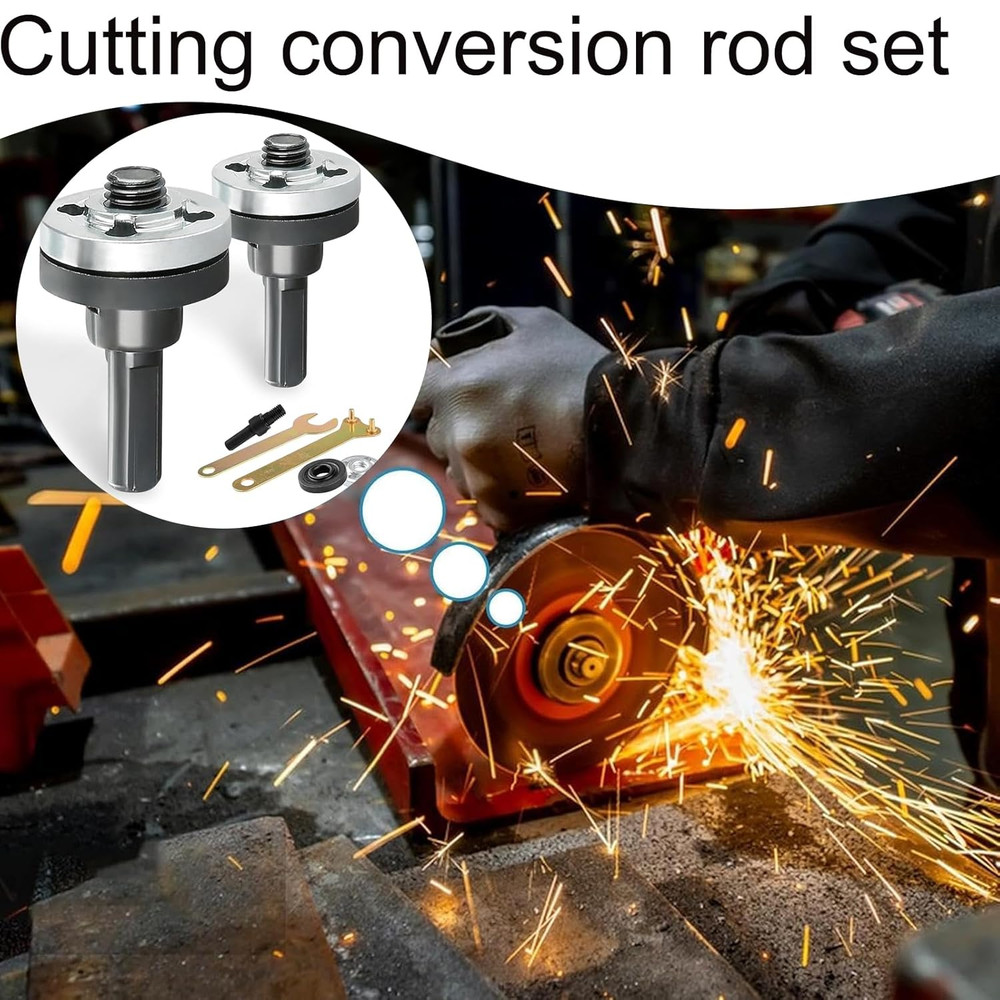 2PCS Angle Grinder Adapter Kit, Drill to Grinder Conversion Connector Set for...