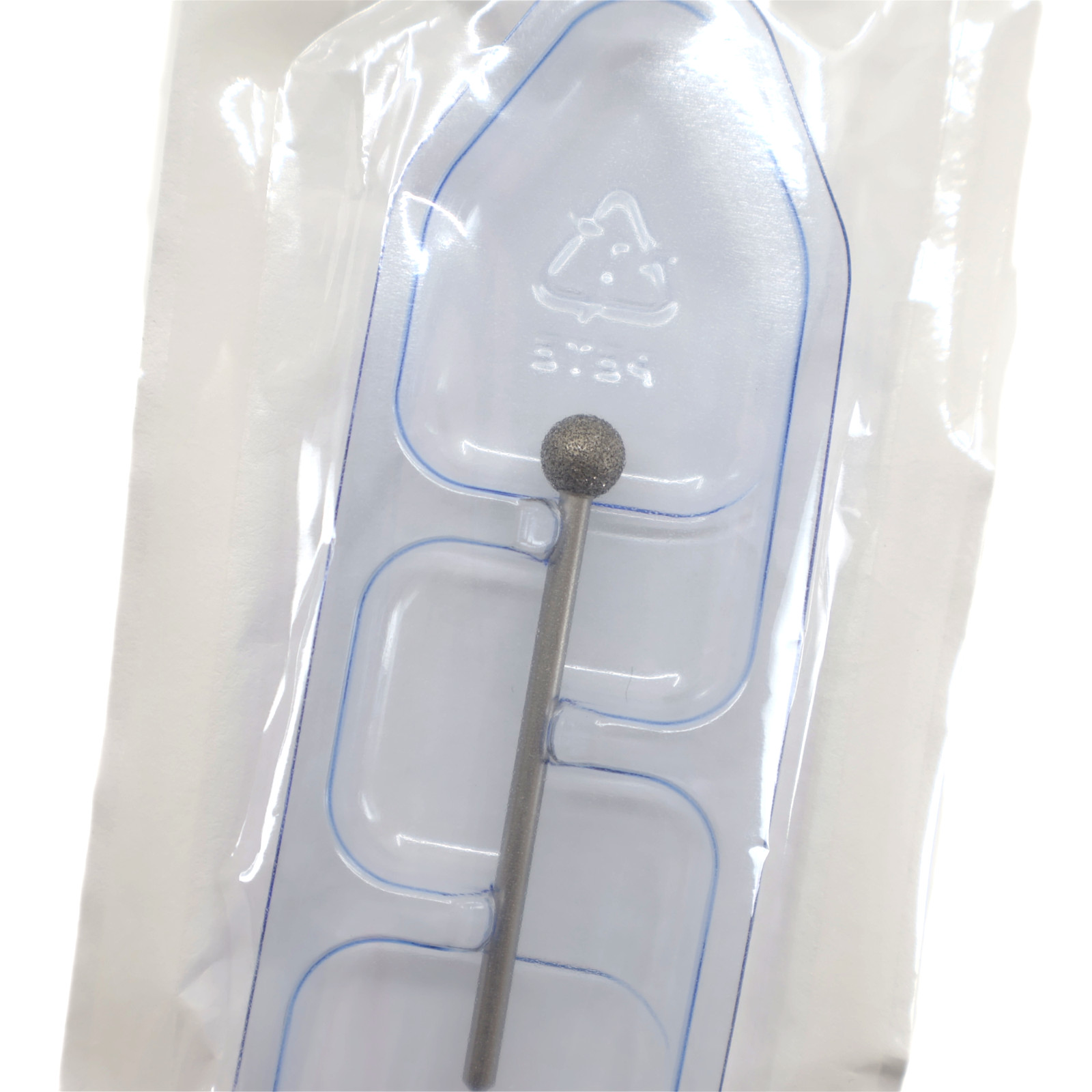 MicroAire ZB-168 Diamond Round Ball Cutter, Med, 6mm Diameter