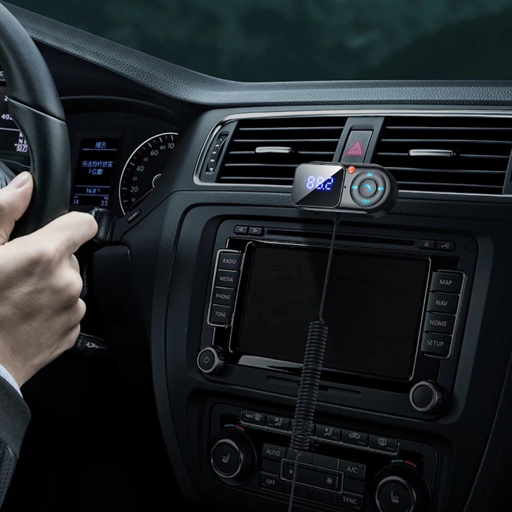 Handsfree Bluetooth FM Transmitter Wireless Radio Adapter Car Kit Mp3 Player USB