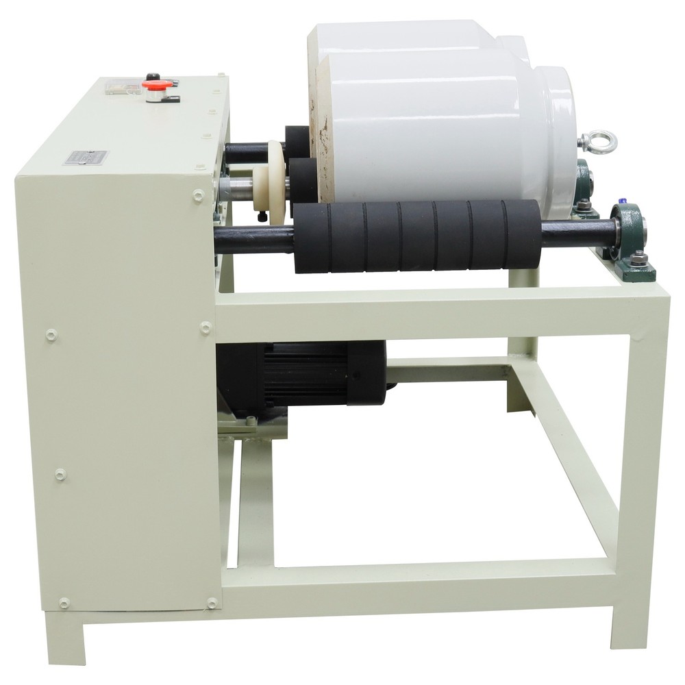 Ceramic Grinding Machine Horizontal Ceramic Ball Mill 220V 5L*2 Ceramic Mill Jar