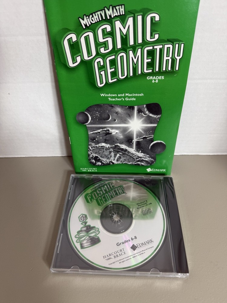 Vintage Math Advantage Mighty Math "Cosmic Geometry" Grades 6-8