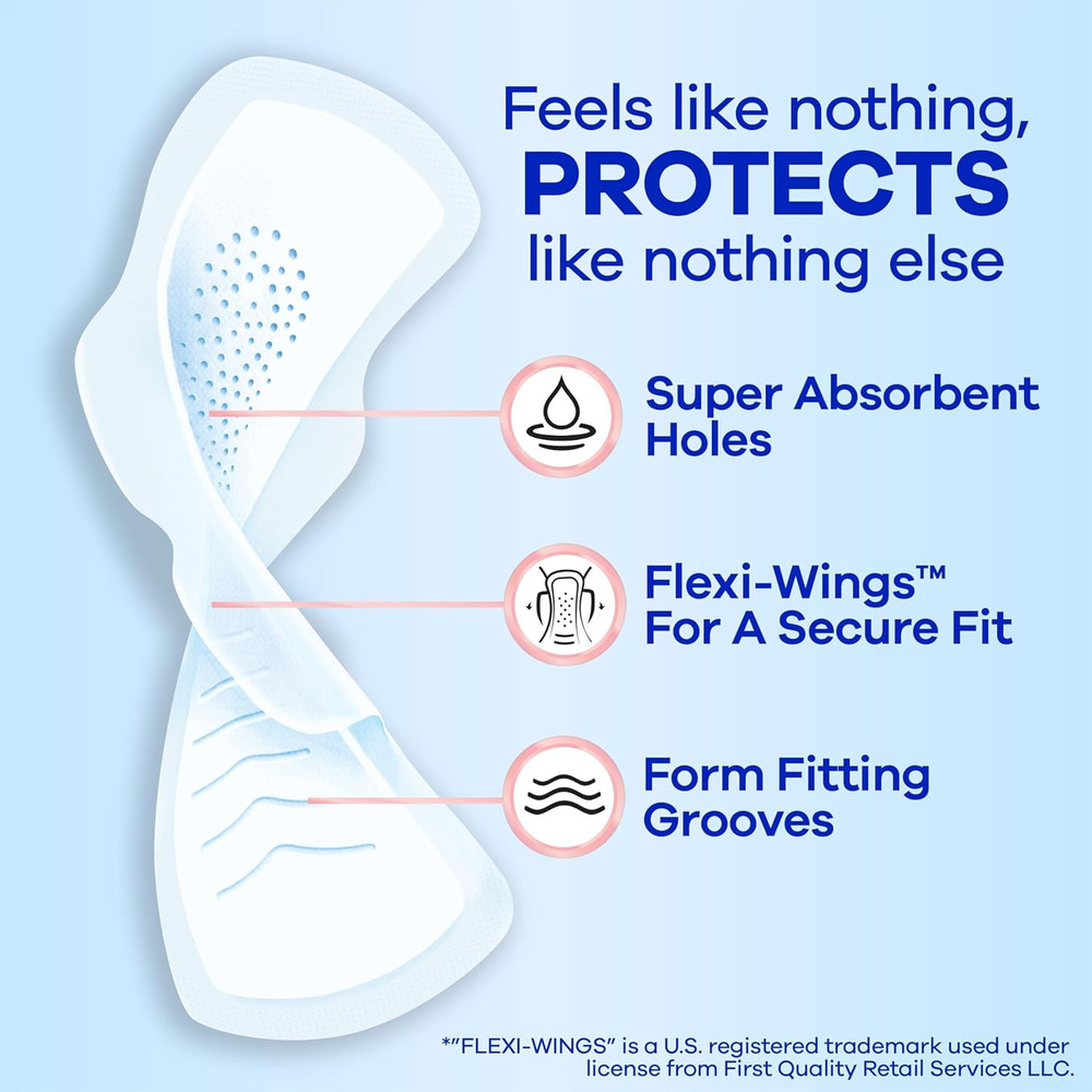 Always Infinity Flexfoam Pads, Size 3, Extra Heavy Absorbency, 84 Count