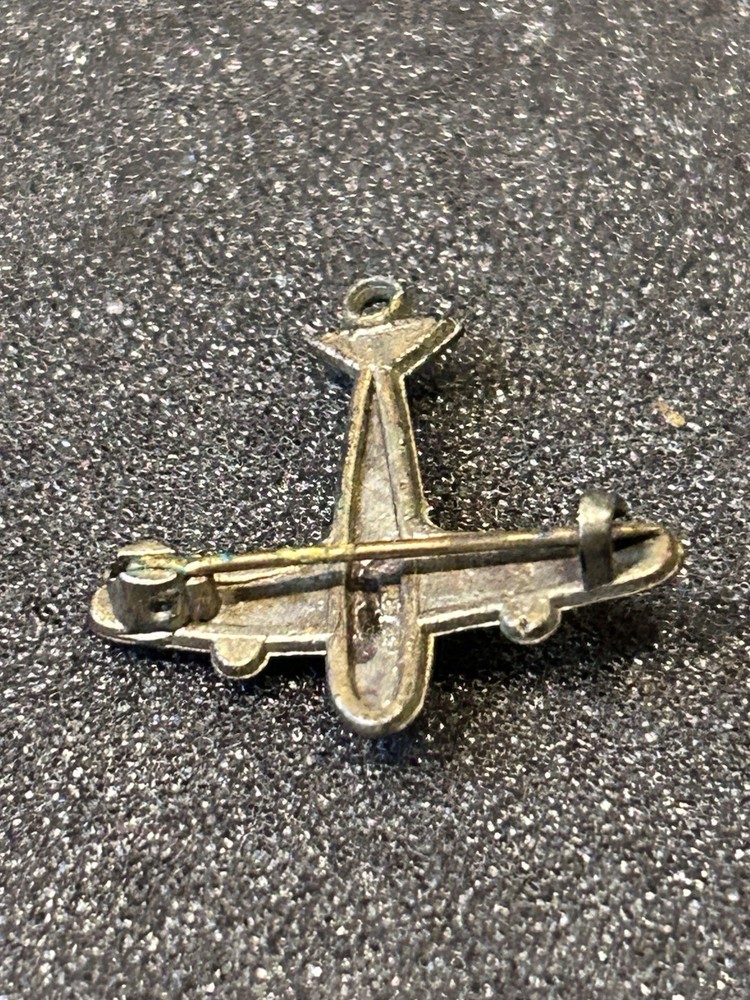 WW2 Spitfire Aircraft Pin Original