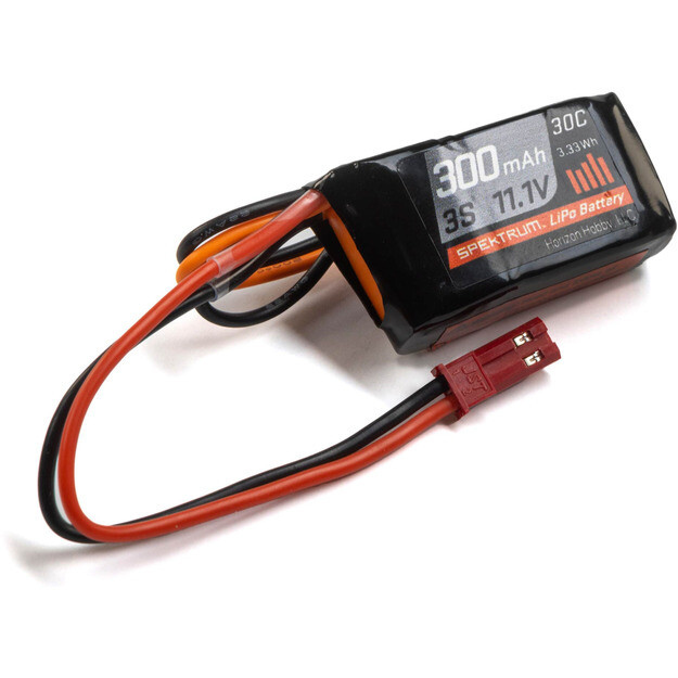 Spektrum X3003SJ30 300mAh 3S 11.1V 30C LiPo Battery; JST Connector