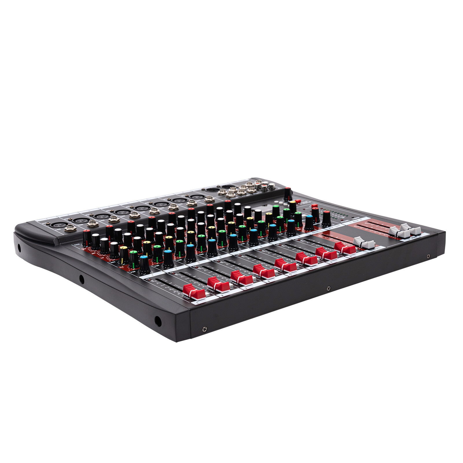 Pro 8 Channel Bluetooth Studio Audio Mixer Live Sound Mixing Console with USB