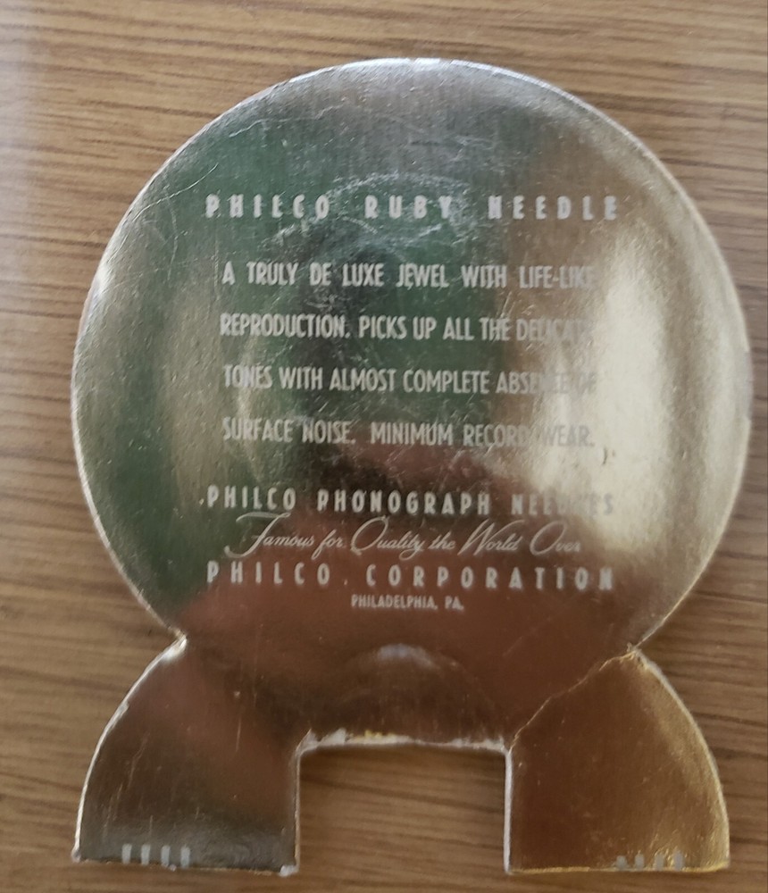 Vintage Phonograph Needles PHILCO Ruby - unopened