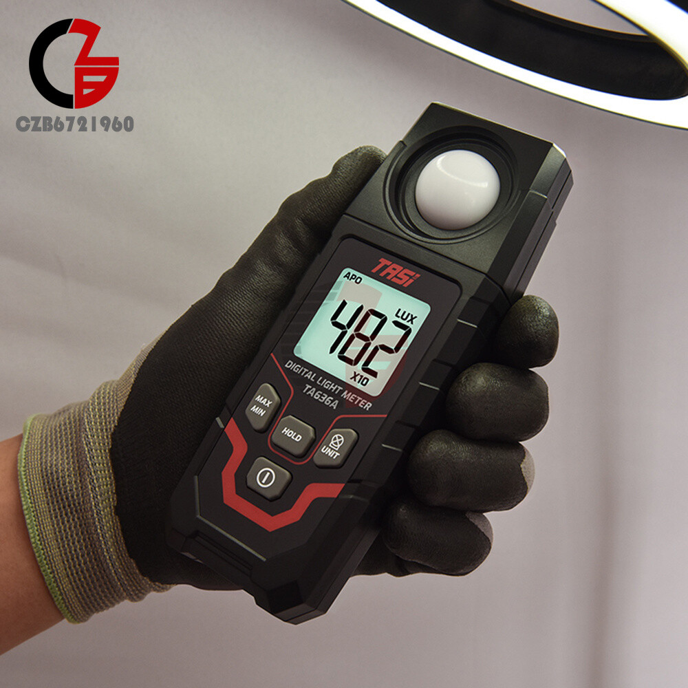 TA636A Digital Light Meter Illuminance Lux Meter Illuminometer Handheld Ambient