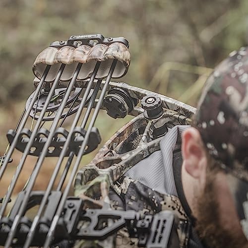 Broadband Dampener for Split Limb Compound Bows Black