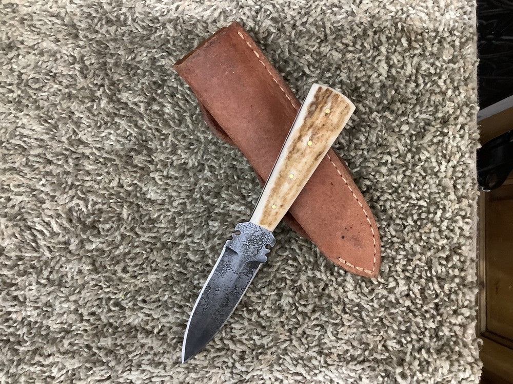 Pine Ridge Custom Boot Knife 6 With Sheath