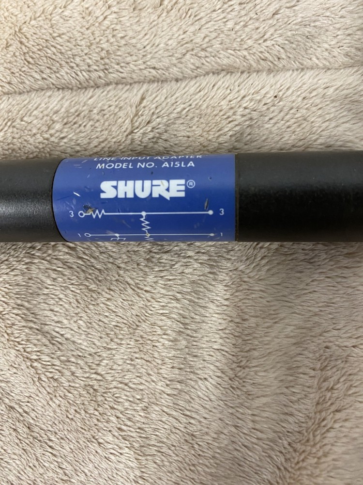 Shure A15LA Line Input Adapter- Used