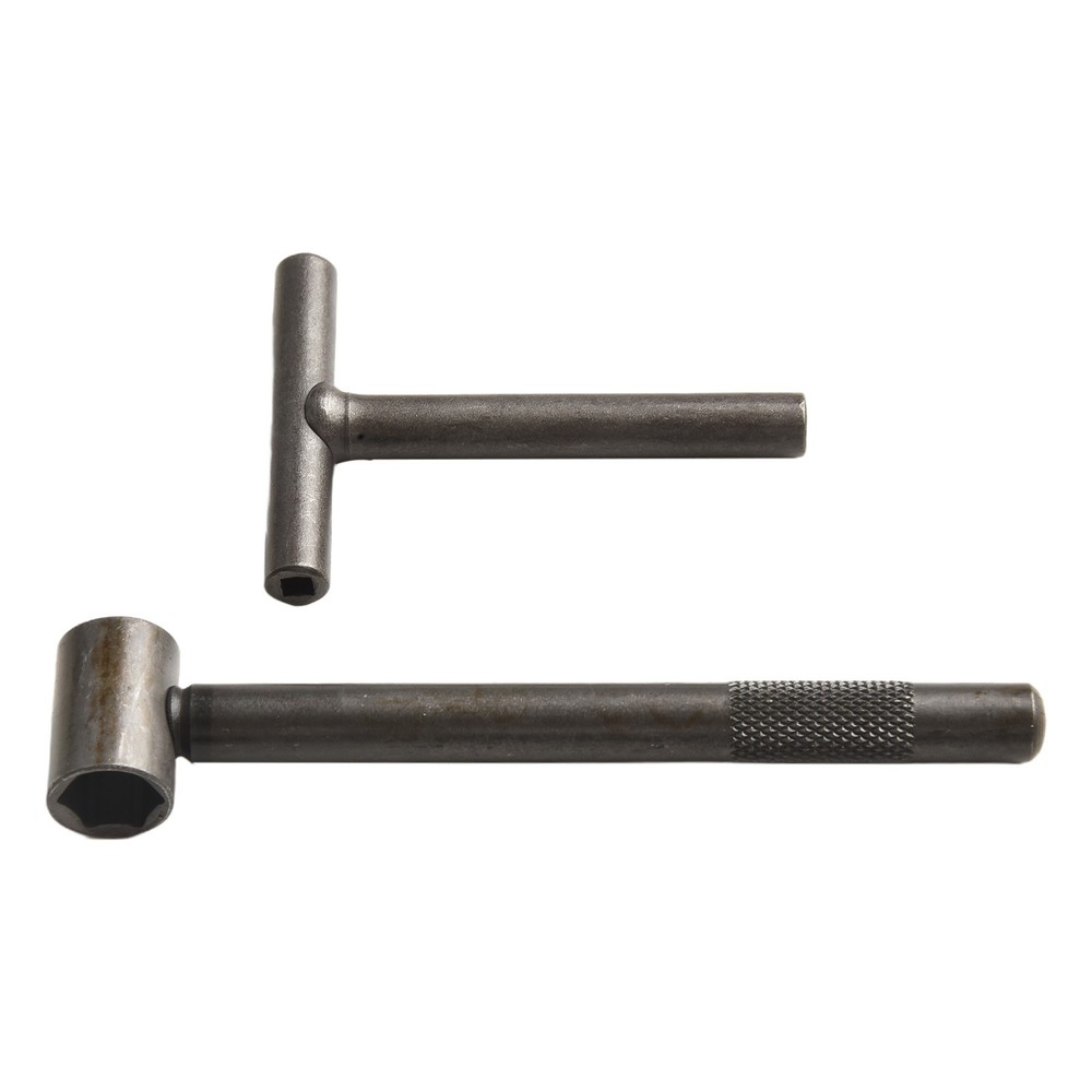 2 Pcs Spanner Wrench Motorcycle Valve Adjustment Tool Square Hexagonal Hardware