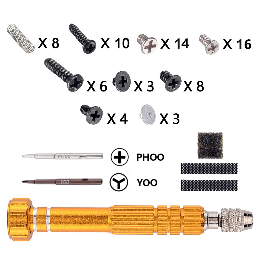 Clear Black Console Back Plate Controller Housing Shell Set for Nintendo Switch