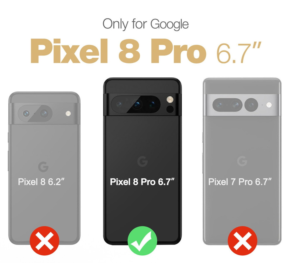 Cover For Google Pixel 8 Pro OtterBox Defender Series Case - Black