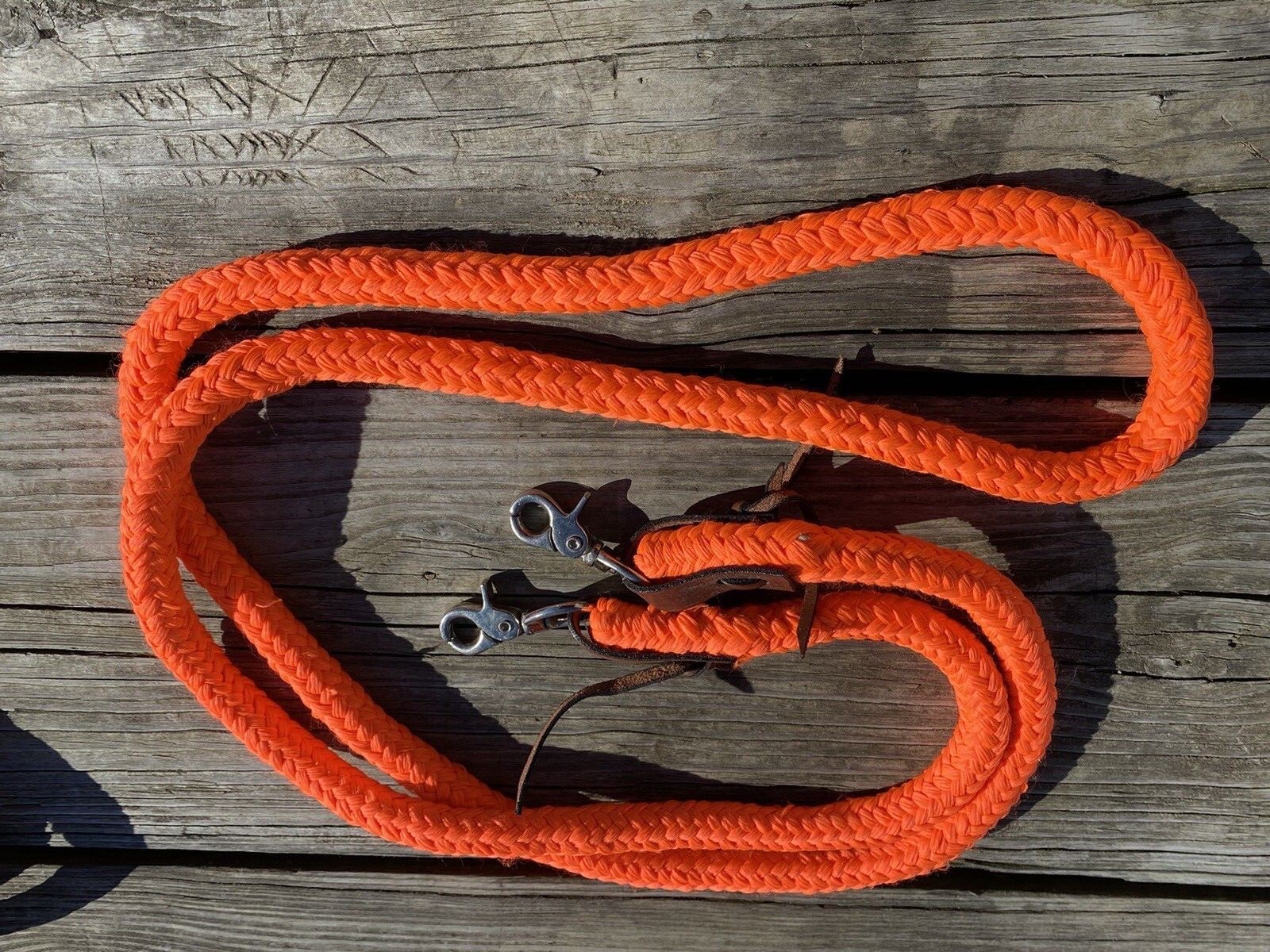 Super soft 8 ft Western barrel/roping reins w/snap ends assorted colors