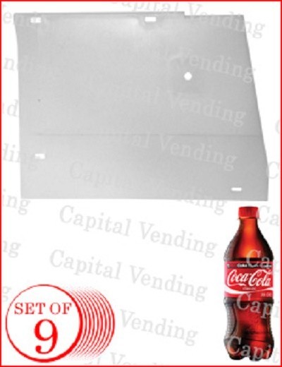 Set of 9 Dixie Narco 5591 / ECC 2145 Bottle Drop Spacers Shims for 20 oz Bottles