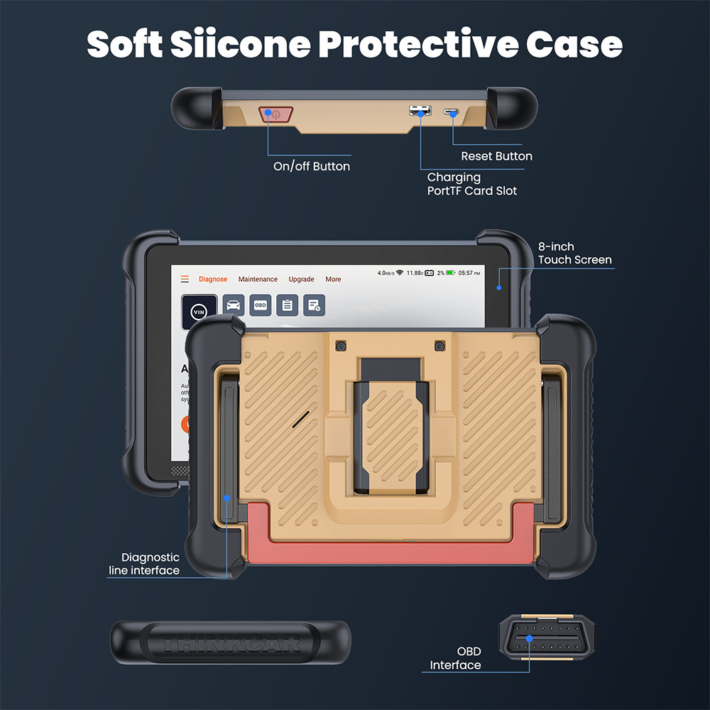 Thinkcar E.CU Coding 689BT OBD2 Scanner Diagnostic Tool Bidirectional All System