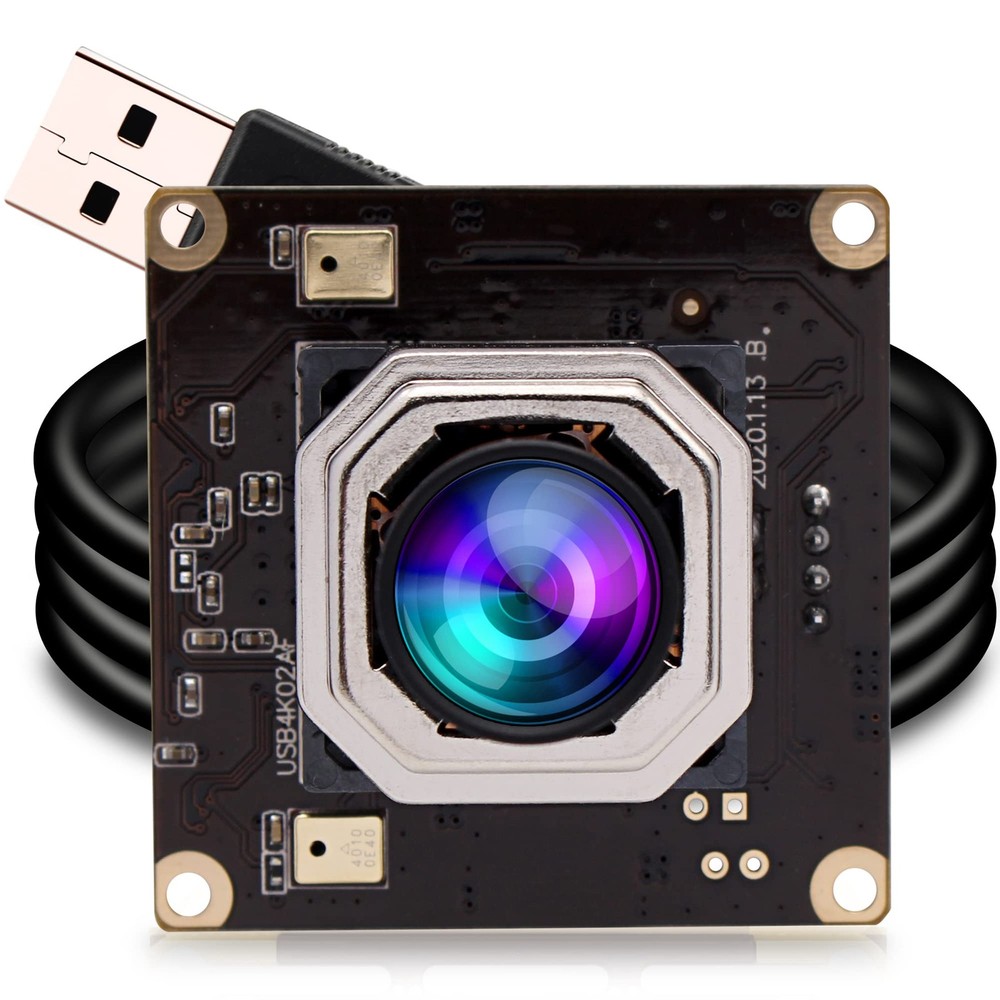 4K USB Module Autofocus w/Microphone Computer Mini USB2.0 Webcam Board 8mp In...