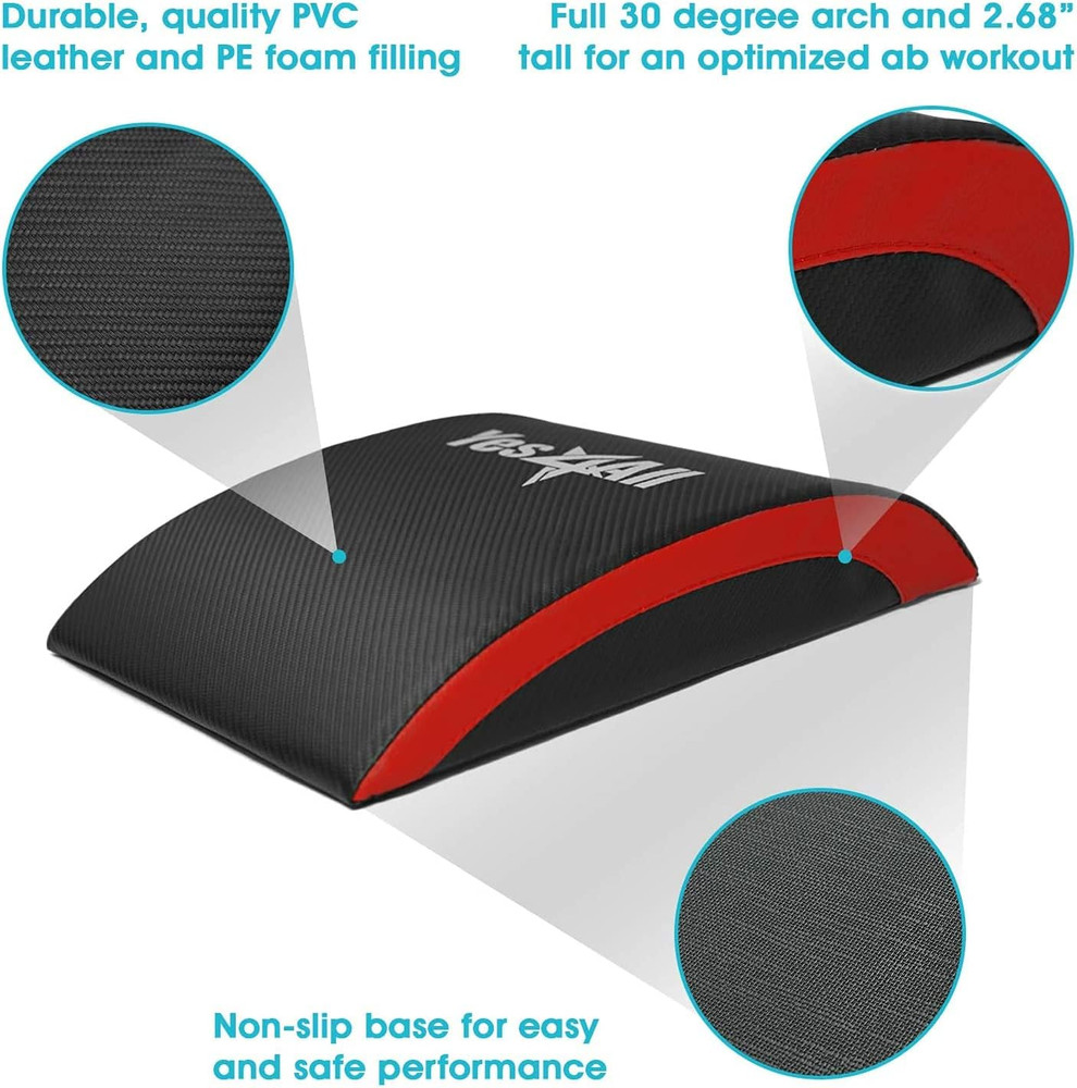 Ab Exercise Mat/Abs Wedge - Sit up Pad - Abdominal & Core Trainer Mat for Full R