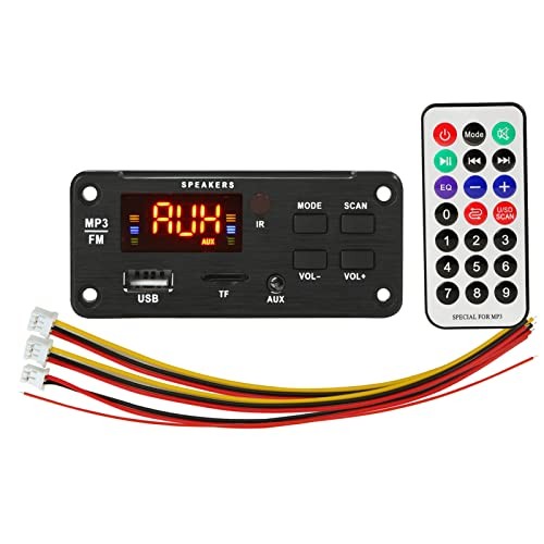 12V Car Audio Bluetooth Mp3 Decoder Board Color Screen Display Bluetooth Vers...
