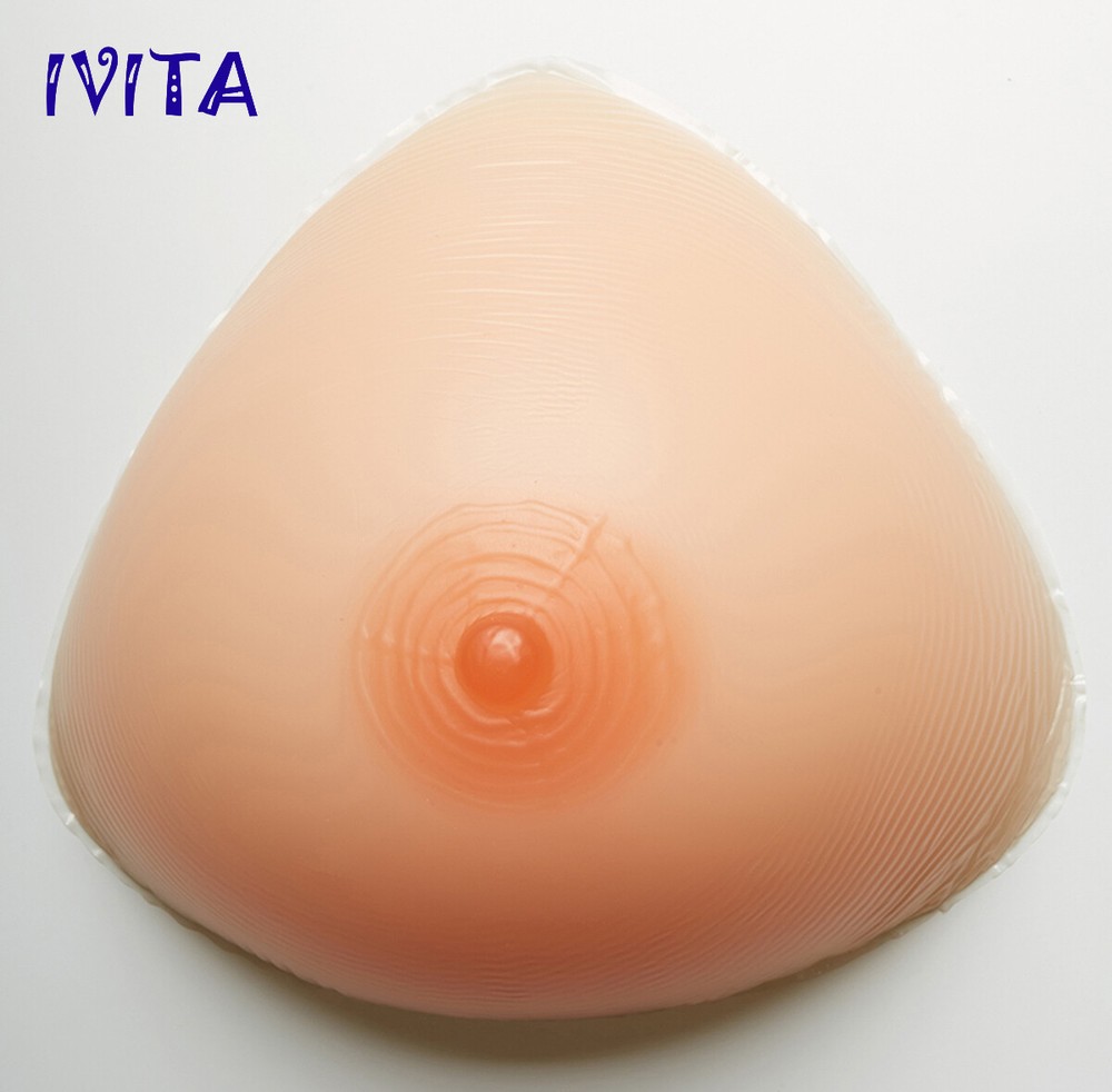 A-FF Cup Triangle Silicone Breast Forms CD TG Mastectomy Bra Enhancer Inserts