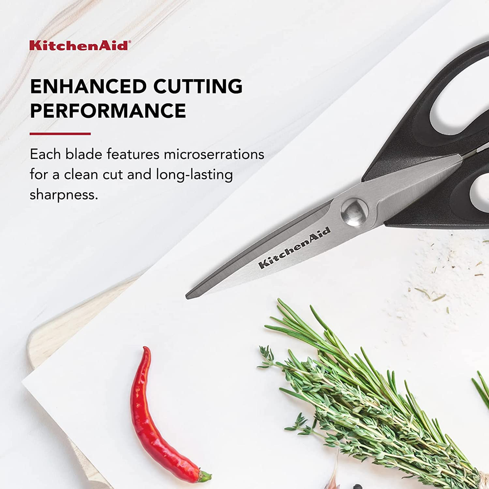 All Purpose Kitchen Shears with Protective Sheath for Everyday Use, Dishwasher S