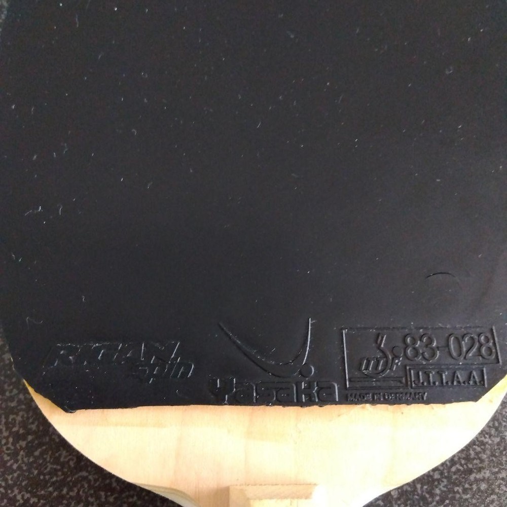 Butterfly Table Racket BIRIBA Performance Rubber RIGANspin