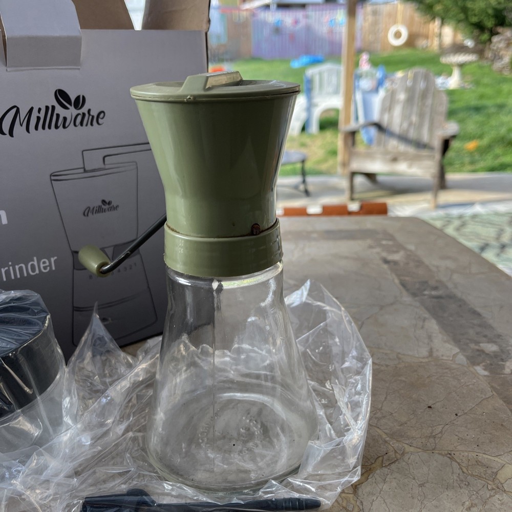 Millware Precision Manual Coffee Hand Grinder Set Adjustable Coarseness EUC