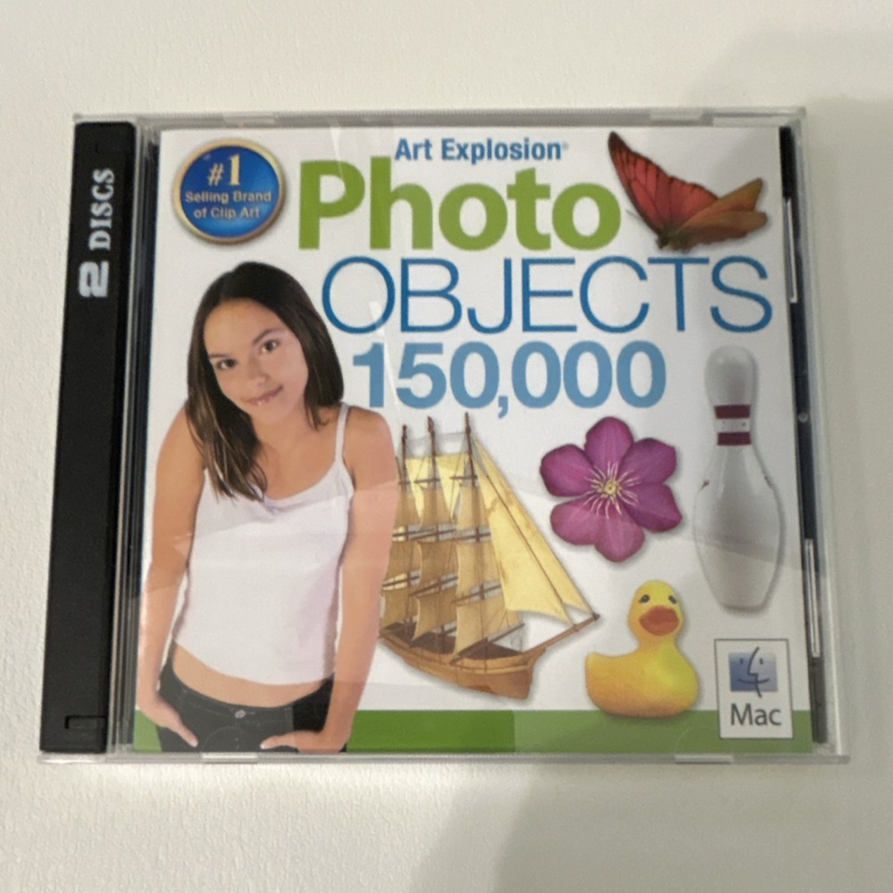 NOVA Development Art Explosion Photo Objects 150,000 Mac OS X DVD Photo Editing