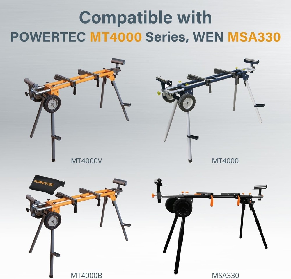 Adjustable Miter Saw Stand Brackets - Essential for Tool Versatility, 2 Pack