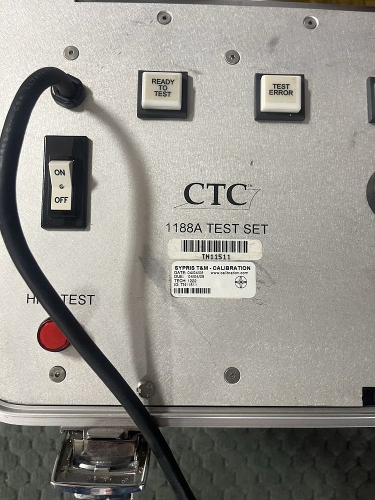 CTC 1188A Test Set Voltage Detector Test Set