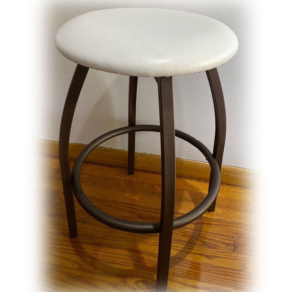 Empress Backless Barstool - Bronze