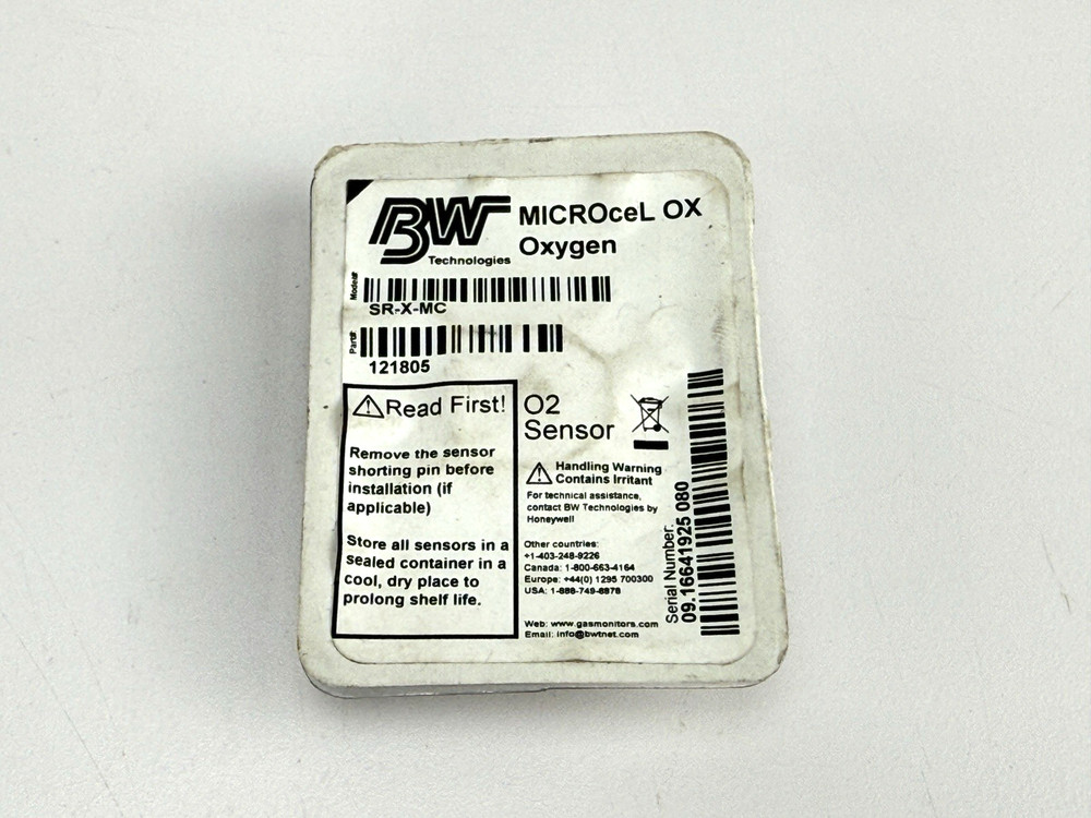 BW Technologies Replacement MICROceL Oxygen (O2) Sensor - SR-X-MC 121805