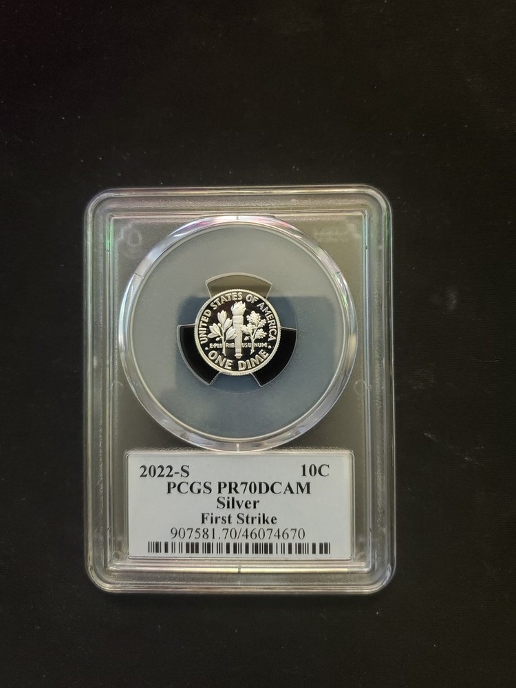 2022-S Silver Proof Dime PCGS PR70 Signed