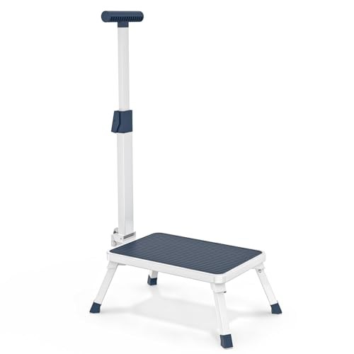 Folding Step Stool, Step Stools with Handle for Foldable step stool with handle