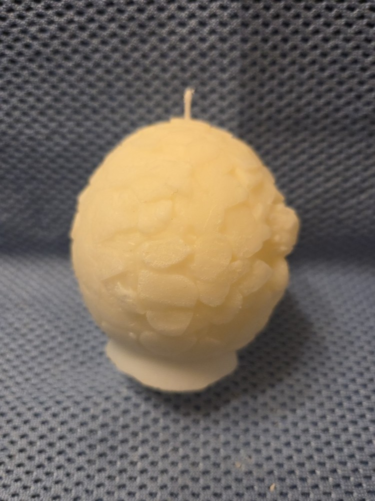 Dragon Egg Hatching 4oz Candle, White & Unscented, Perfect Craft Project.