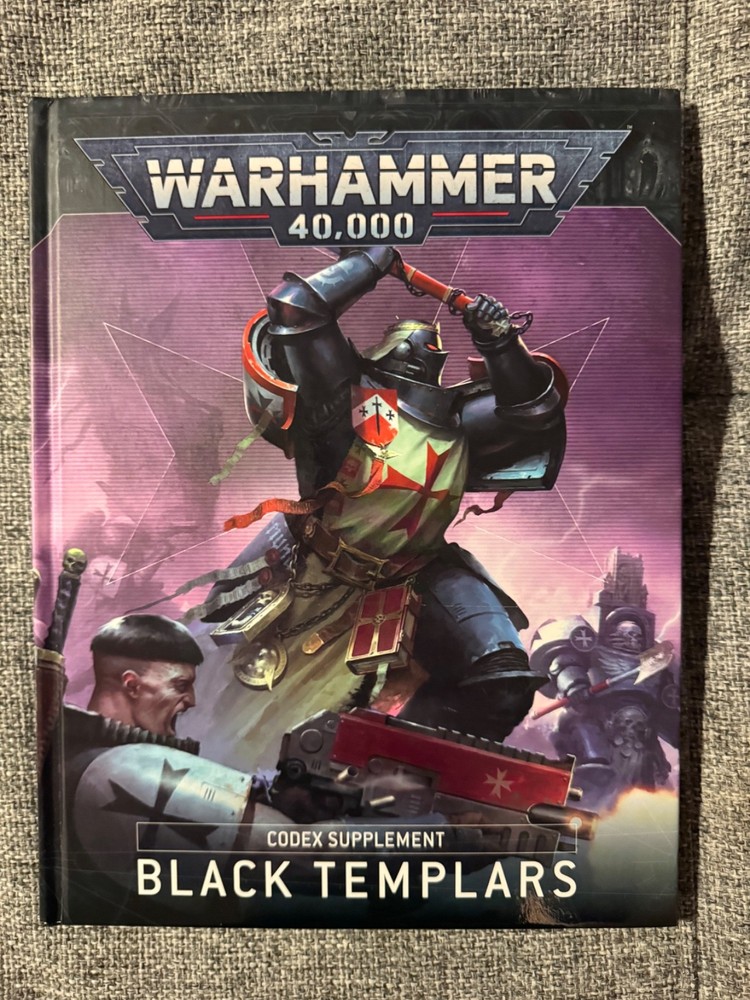 Warhammer 40k Black Templars 10th Ed Codex - Great Condition - Code used