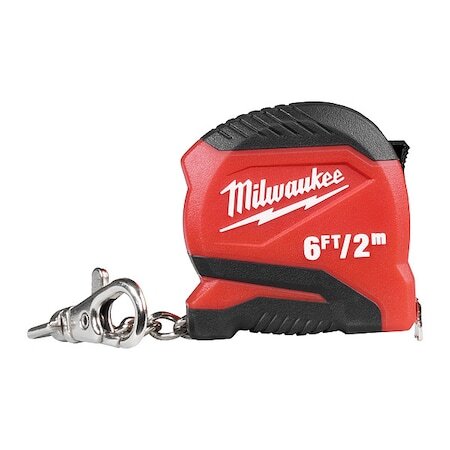 Milwaukee Tool 48-22-1706 Tape Measure,6 Ft L Blade Sae