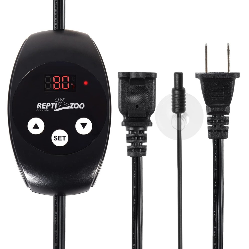 REPTIZOO Dimming Thermostat, PID Temperature Controller with Memory Function,...