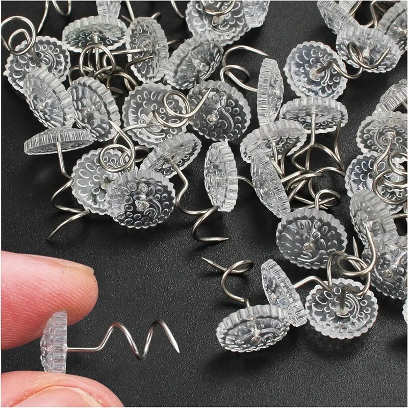 20 Pcs Bedskirt Twist Pins Upholstery Tacks Headliner Pins for Slipcovers