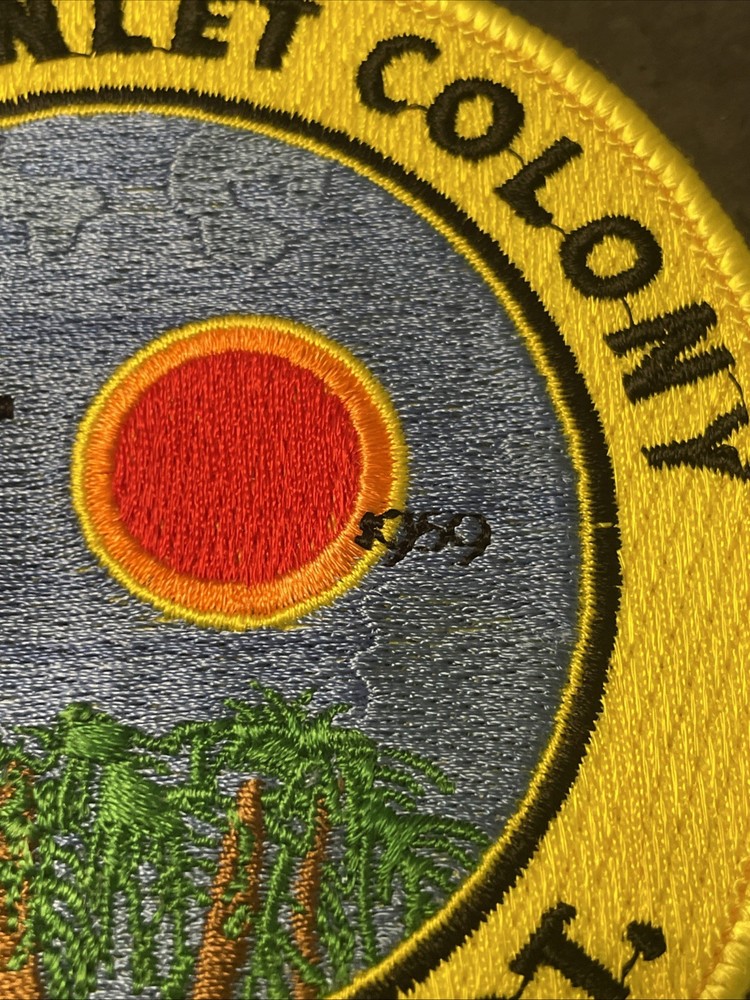 Jupiter Inlet FL Police Patch 215A