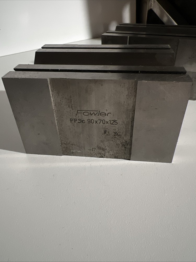 FOWLER Precision V-Block Set PPSc 90x70x125 Good Condition