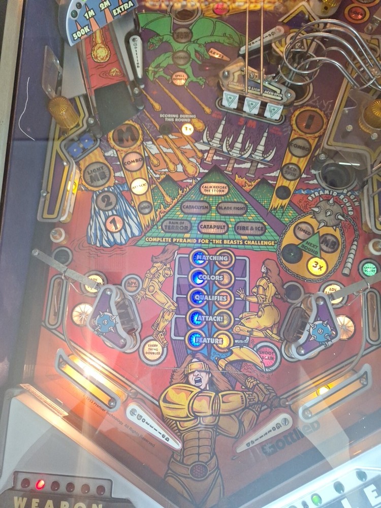 Gottlieb Gladiators Pinball Machine